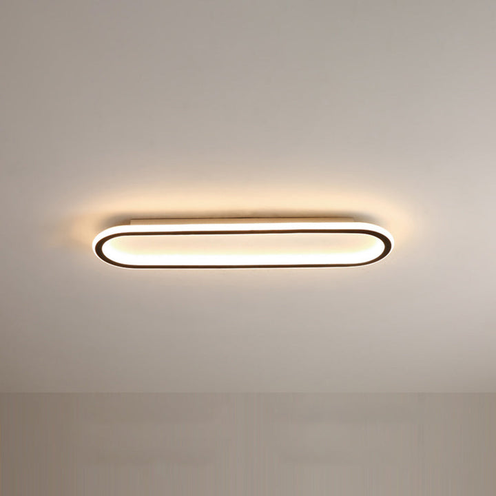 Sana Plafonnier Ovale Minimaliste Noir/Or/Doré Rosé - Neutralighting