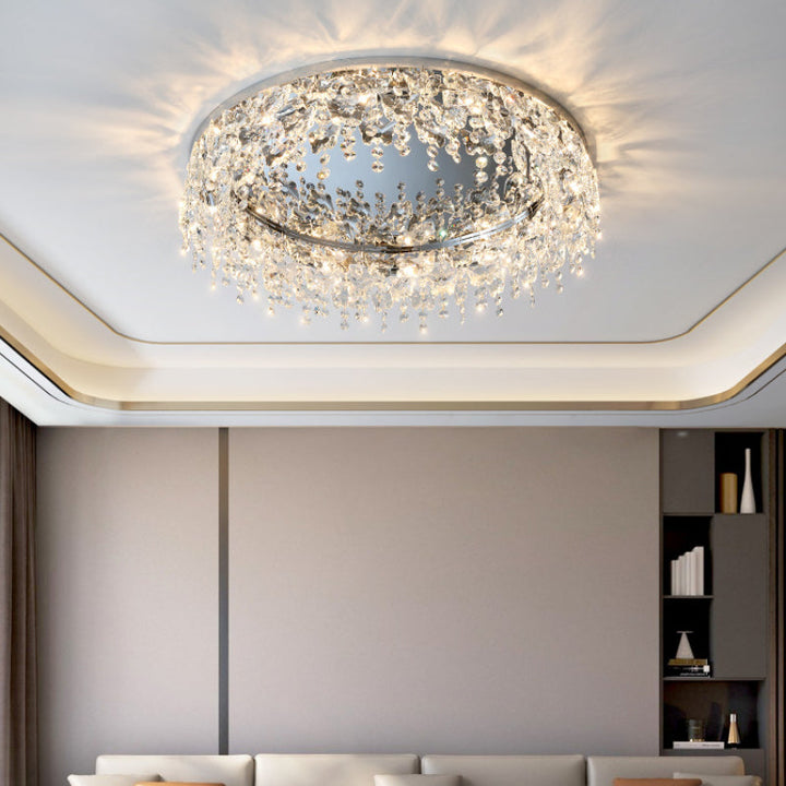 Kristy Moderne Applique Murale Métal/Cristal Salon - Neutralighting