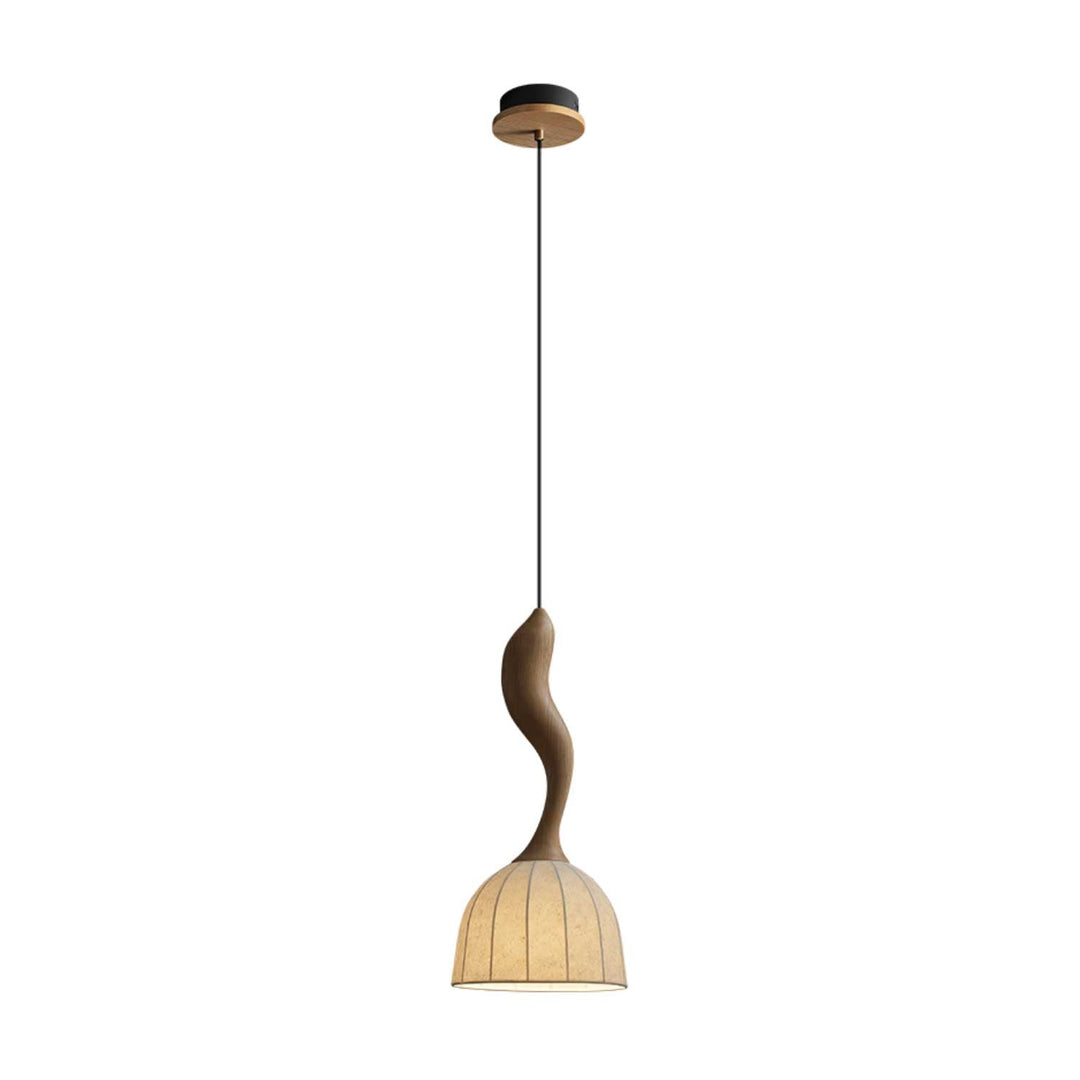 Colire Créativité Tordu Bois Suspension Lumière - Neutralighting