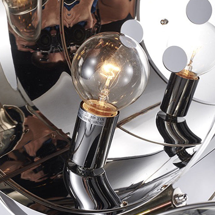 Mira Moderne Industrielle Lampadaire Trépied Rétro Métal Chromé/Bureau/Salon - Neutralighting