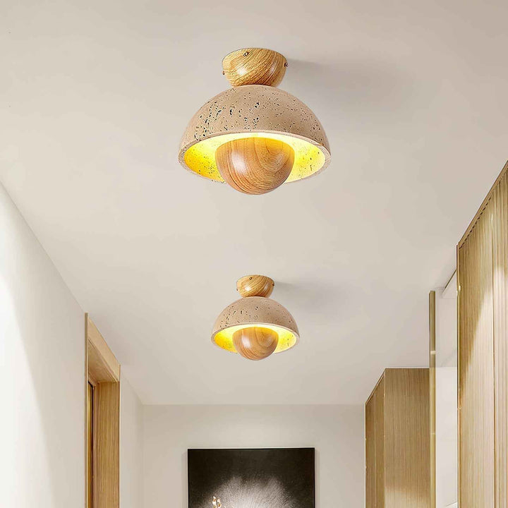Lampe isra en Bois – Design Contemporain