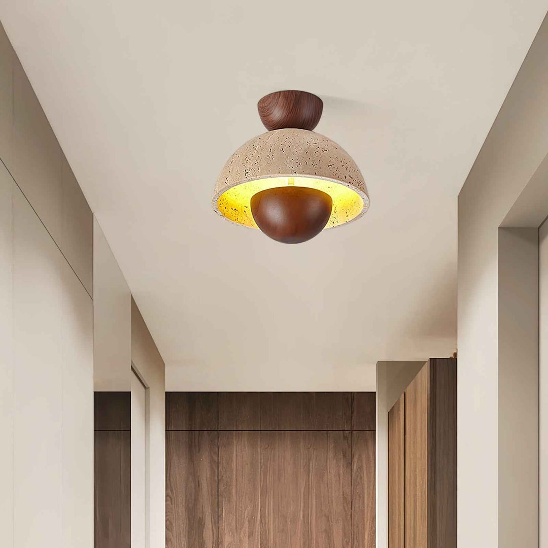 Lampe isra en Bois – Design Contemporain