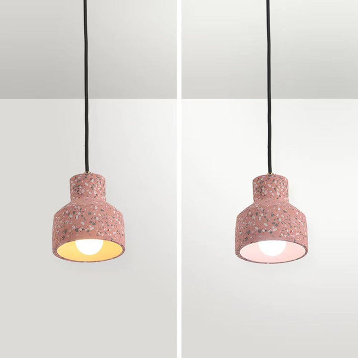 Halen Suspension Rond Décor Nordique. Métal/Ciment. 4 Couleur. Salon - Neutralighting