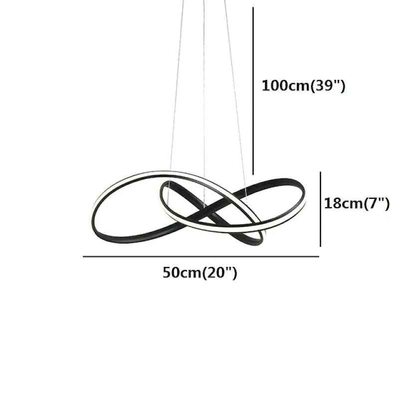 Suspension Arisha Métal LED V27