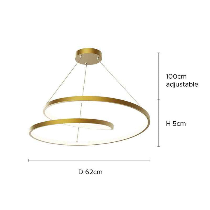 Suspension Arisha Cuivre LED V2