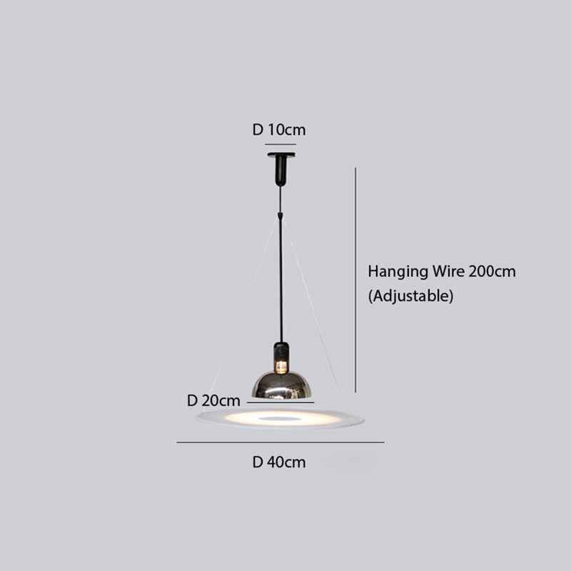 Suspension Arisha Acrylique LED V26