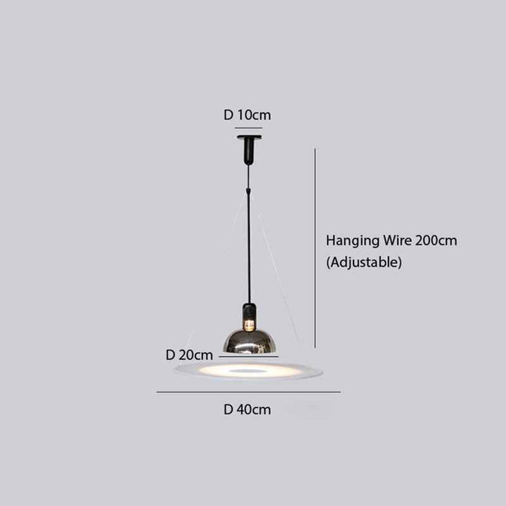 Suspension Arisha Acrylique LED V26