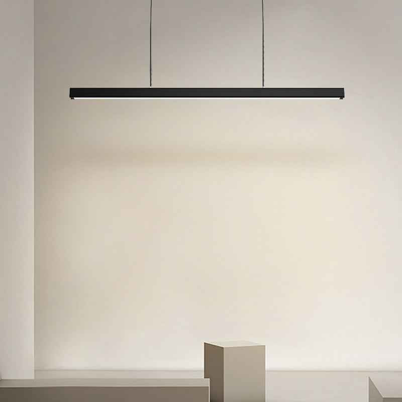 Ray Suspension Linéaire Moderne, Métal, Noir/Blanc, Salon - Neutralighting