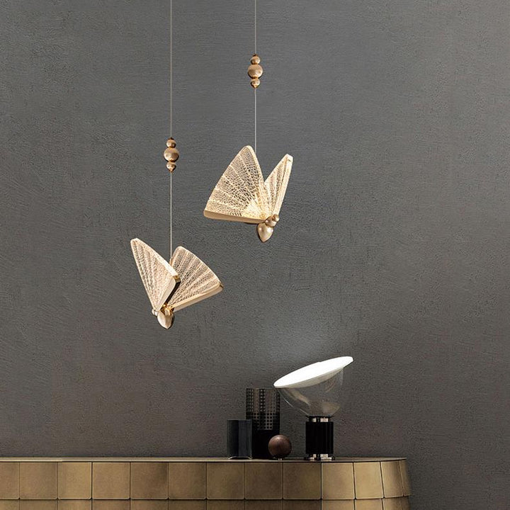 Arisha Moderne Luminaires Suspension Doré Animal - Neutralighting