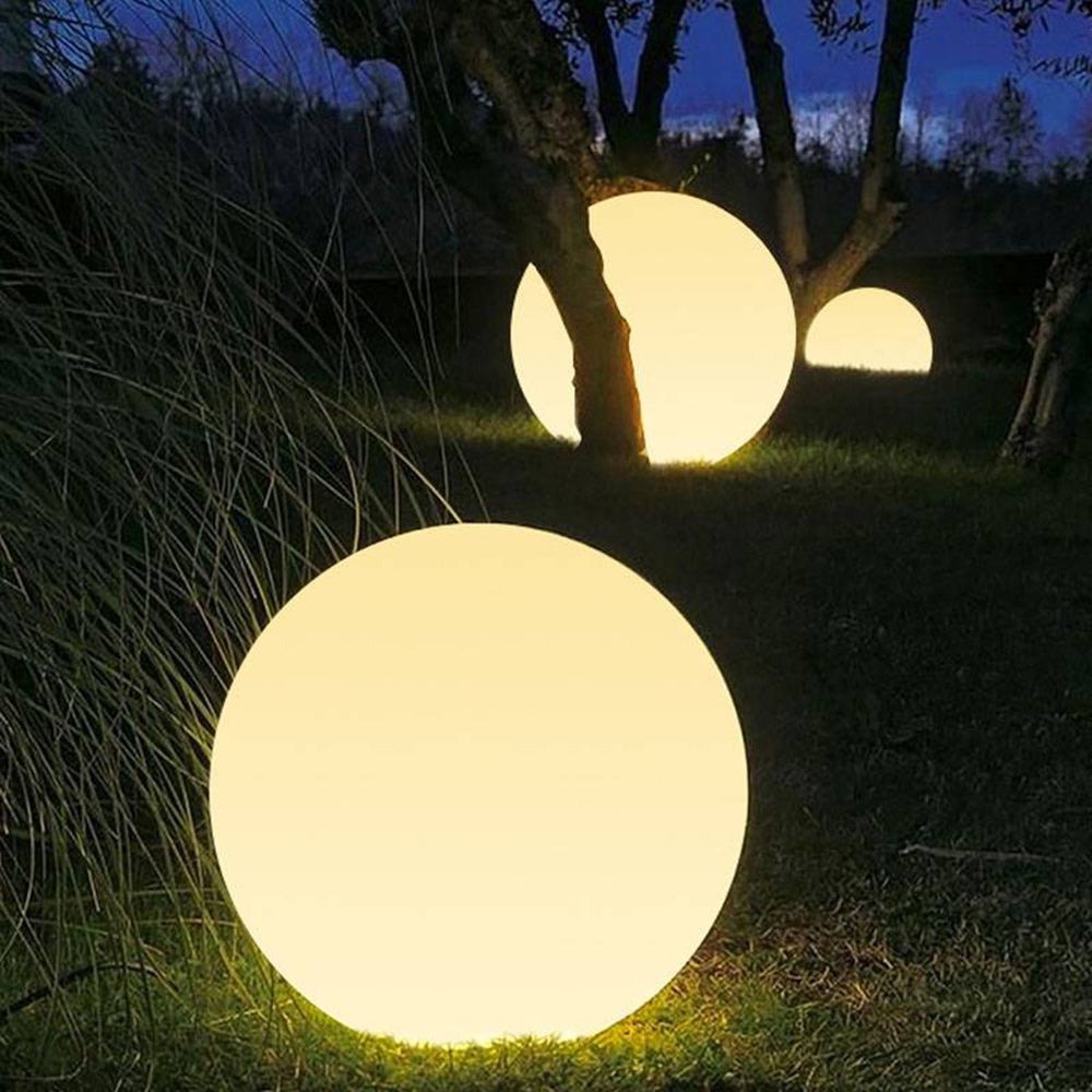 Aria Lampe Extérieur Boule Moderne, Résine, Coloré, Allée - Neutralighting