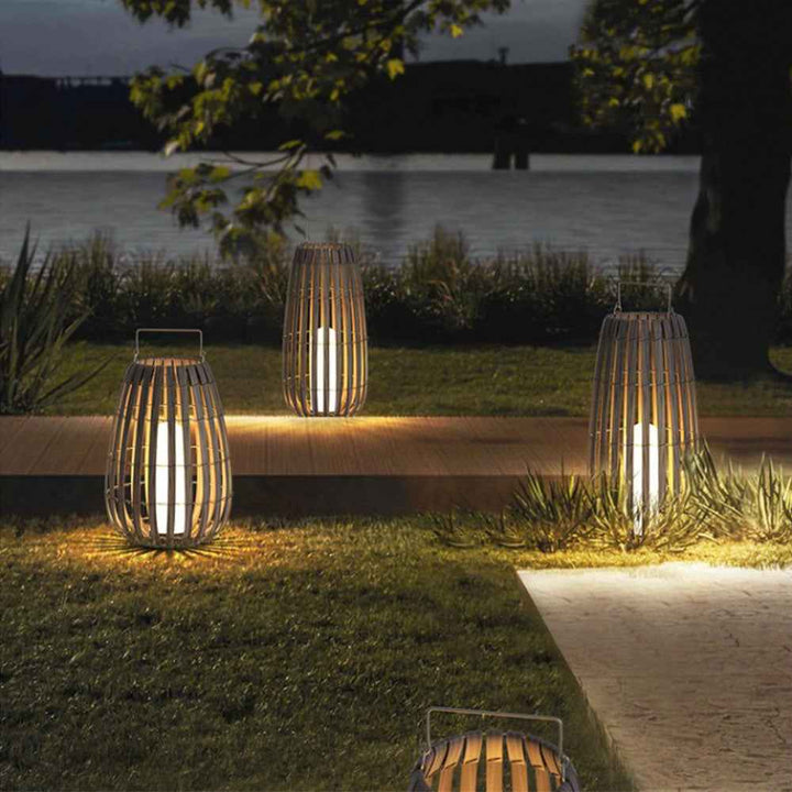 Lampadaire Ray en Bois – Ambiance Chaleureuse