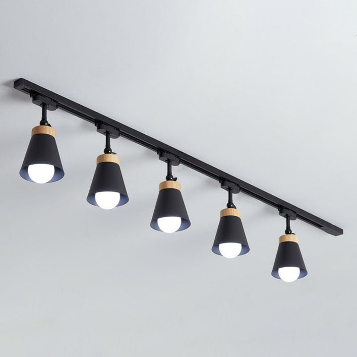 Aim Moderne LED Plafonnier Noir/Blanc Métal Chambre à coucher - Neutralighting