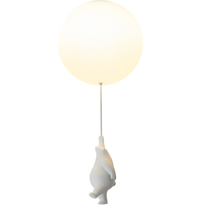 Bear Balloon Suspension/ Plafonnier Ballon Moderne Résine Chambre - Neutralighting
