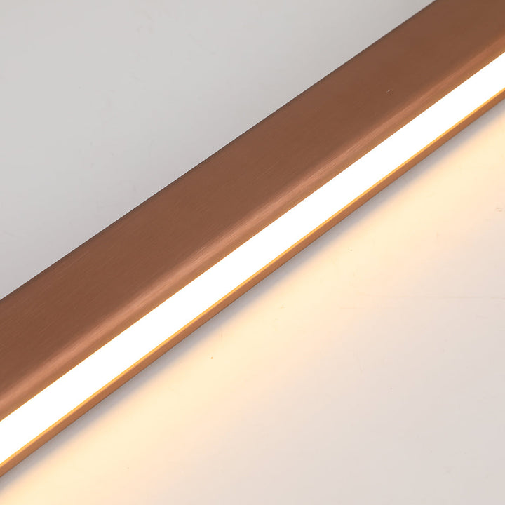 Thala Suspension Linéaire Moderne Noir/Marron Salon - Neutralighting