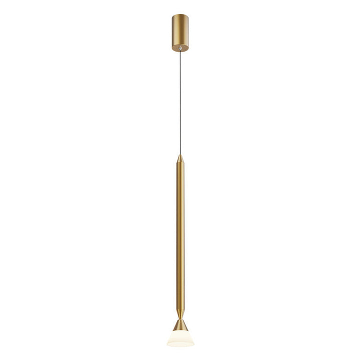 Auri Suspension Cylindre Simple. Métal/Verre. Noir/Doré. Salon - Neutralighting