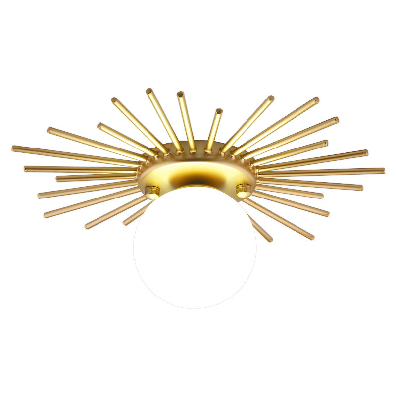 Solara Plafonnier Brillant Étoilé Glam Moderne en Laiton Vakkerlight