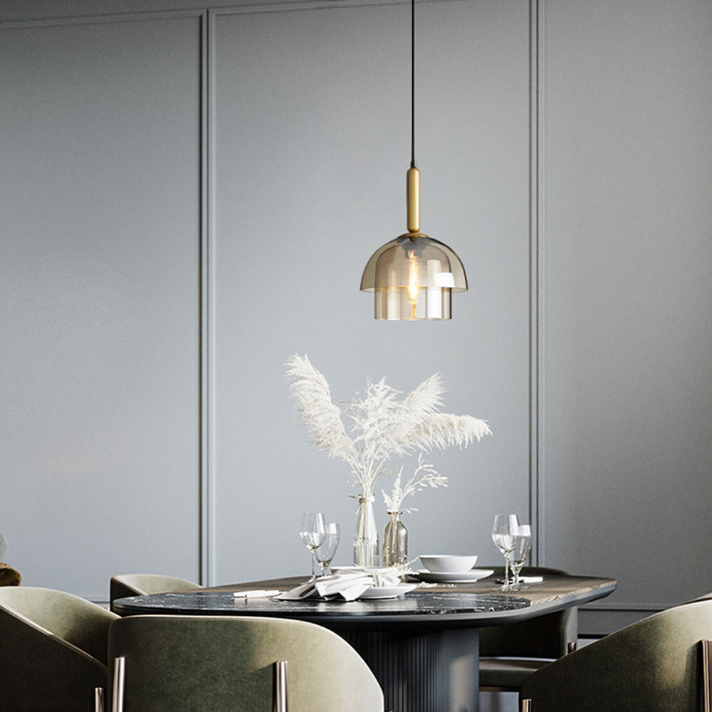 Valentina Moderne Métal Verre Suspension Salon Chambre à Coucher - Neutralighting