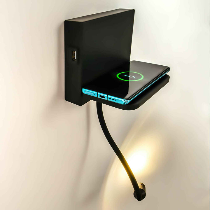 Vectra Métal 15cm Noir LED 5W