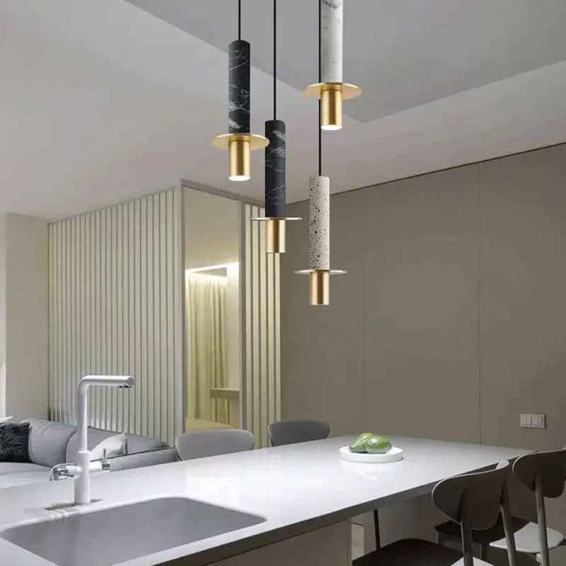 Valentina Luminaires Suspensions Marbre Moderne Design Italien Salle à Manger - Neutralighting