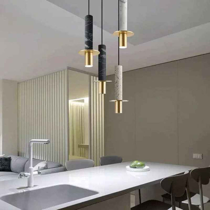 Valentina Luminaires Suspensions Marbre Moderne Design Italien Salle à Manger - Neutralighting
