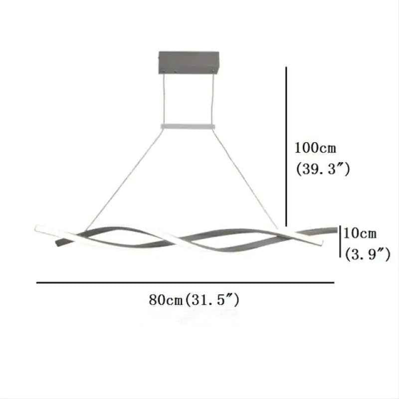 Suspension Arisha Métal LED V26