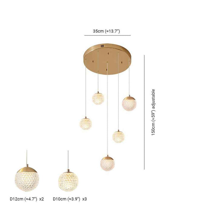 Suspension Arisha en Acrylique – Style Suspension Tendance
