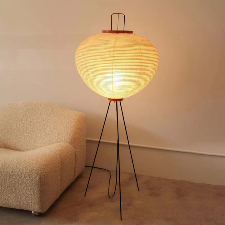 Ritta Design Lampadaire Simple Métal/Papier Blanc Bureau/Salon - Neutralighting