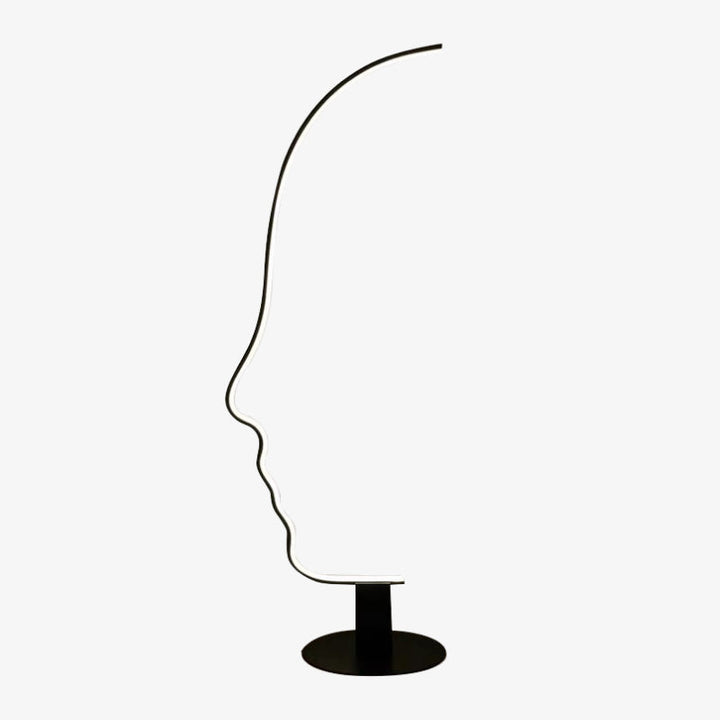 Ray Lampe sur pied Led visage de humain postmoderne pour la chambre - Neutralighting