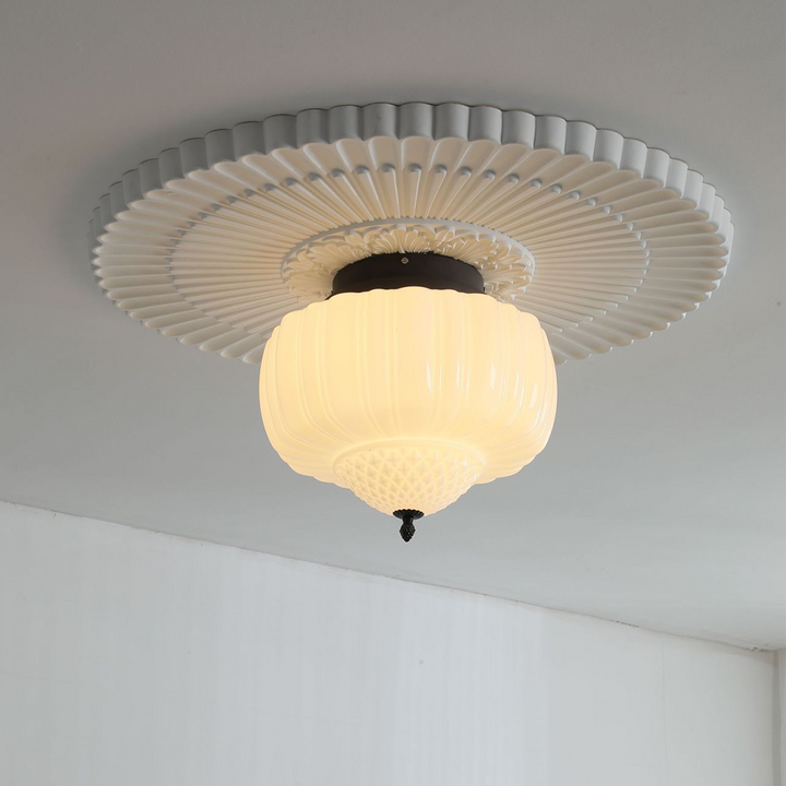 Arisha Plafonnier Moderne Métal Verre Chambre à Coucher - Neutralighting
