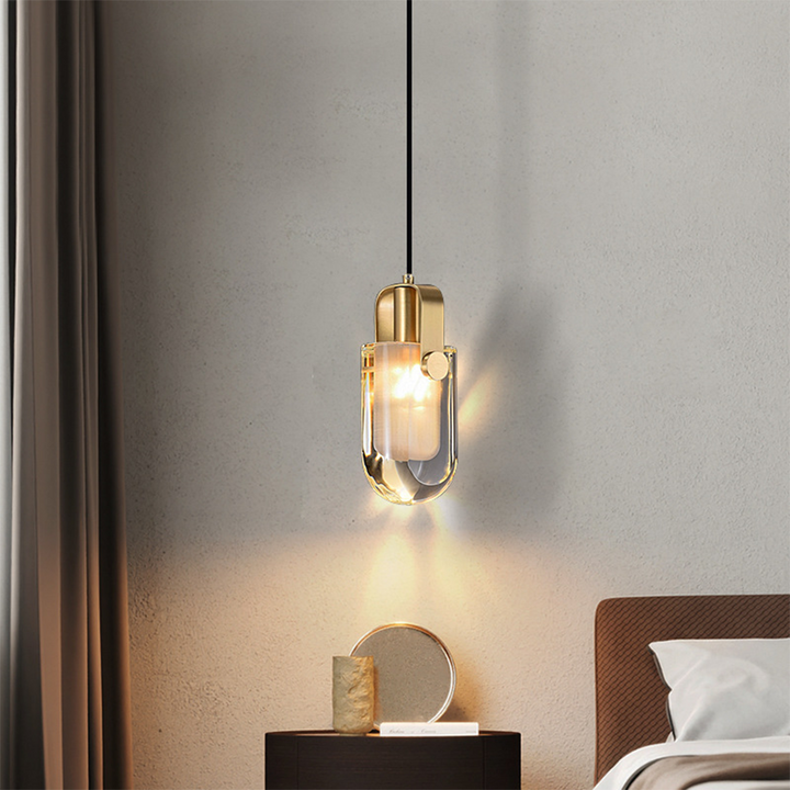 Kristy Classique Linéaire Suspension Cristal Salle à Manger Sallon - Neutralighting