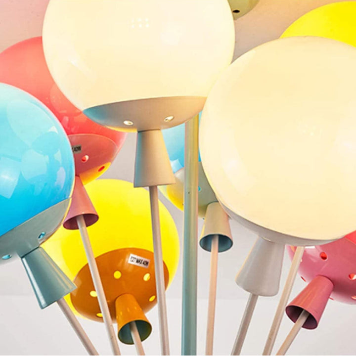 Aria Design LED Plafonnier Bois Métal Acrylique Salle Des Enfants - Neutralighting