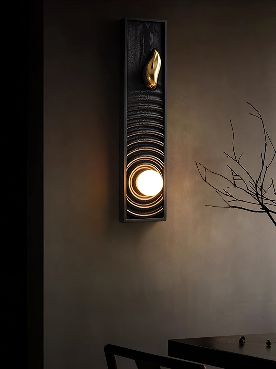 Caleb Applique Murale en Bois Vintage - Neutralighting