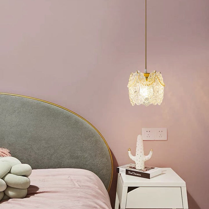 Kristy Suspension LED Fleur Élegante Acrylique/Métal Salon - Neutralighting