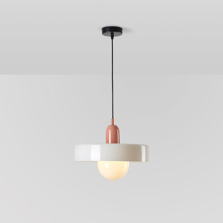 Jess Suspension Ronde Vintage Verre Salon - Neutralighting