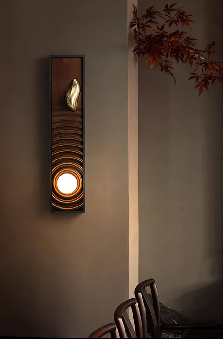 Caleb Applique Murale en Bois Vintage - Neutralighting