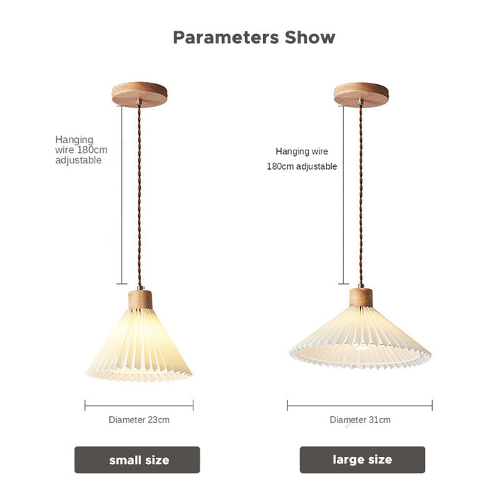 Ritta Suspension Cluster, Plissé 4 Styles - Neutralighting