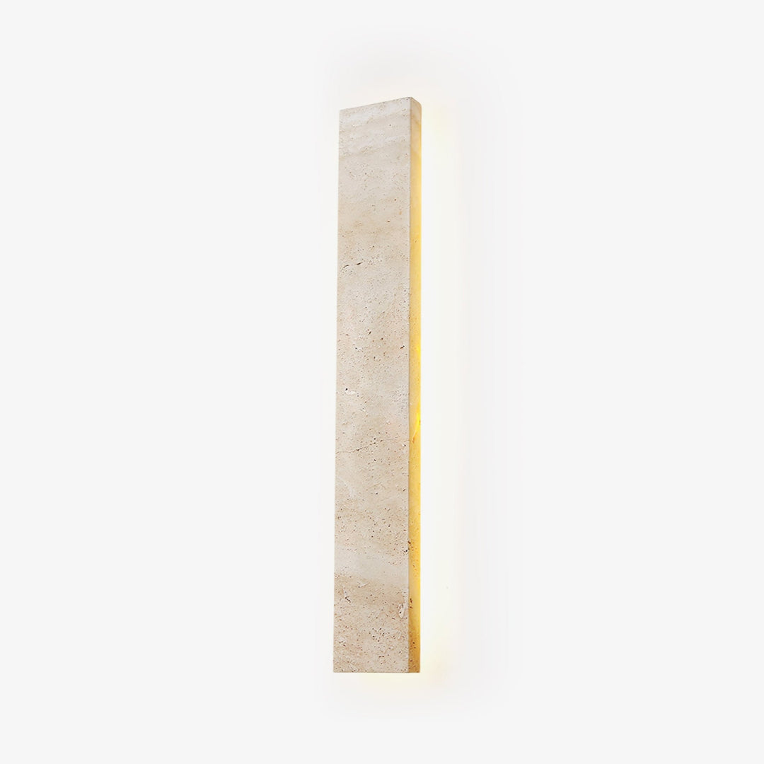 Olnorir Applique Murale Rectangulaire Mince en Travertin - Neutralighting
