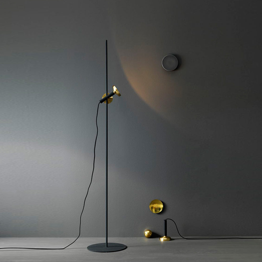 Mira Industrielle Design Lampadaire Moderne Métal Noir Salon/Chambre Intérieur - Neutralighting