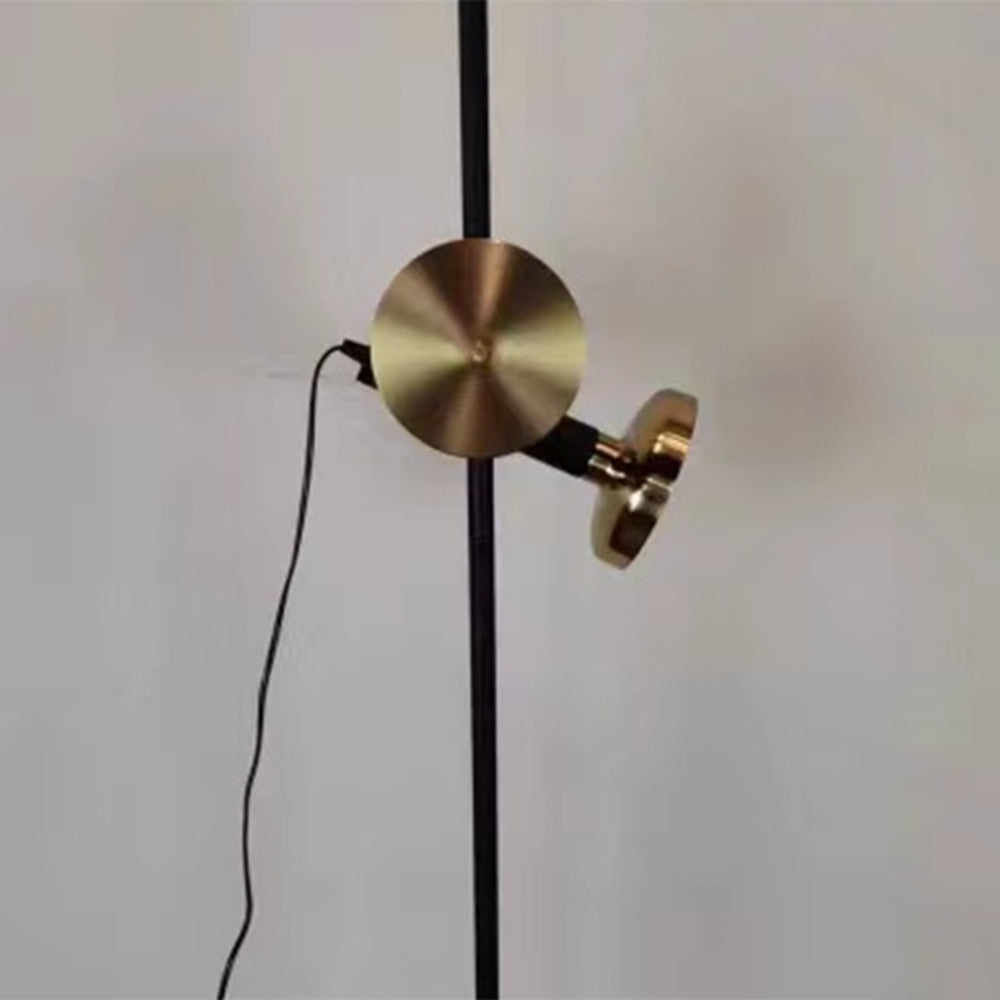 Mira Industrielle Design Lampadaire Moderne Métal Noir Salon/Chambre Intérieur - Neutralighting