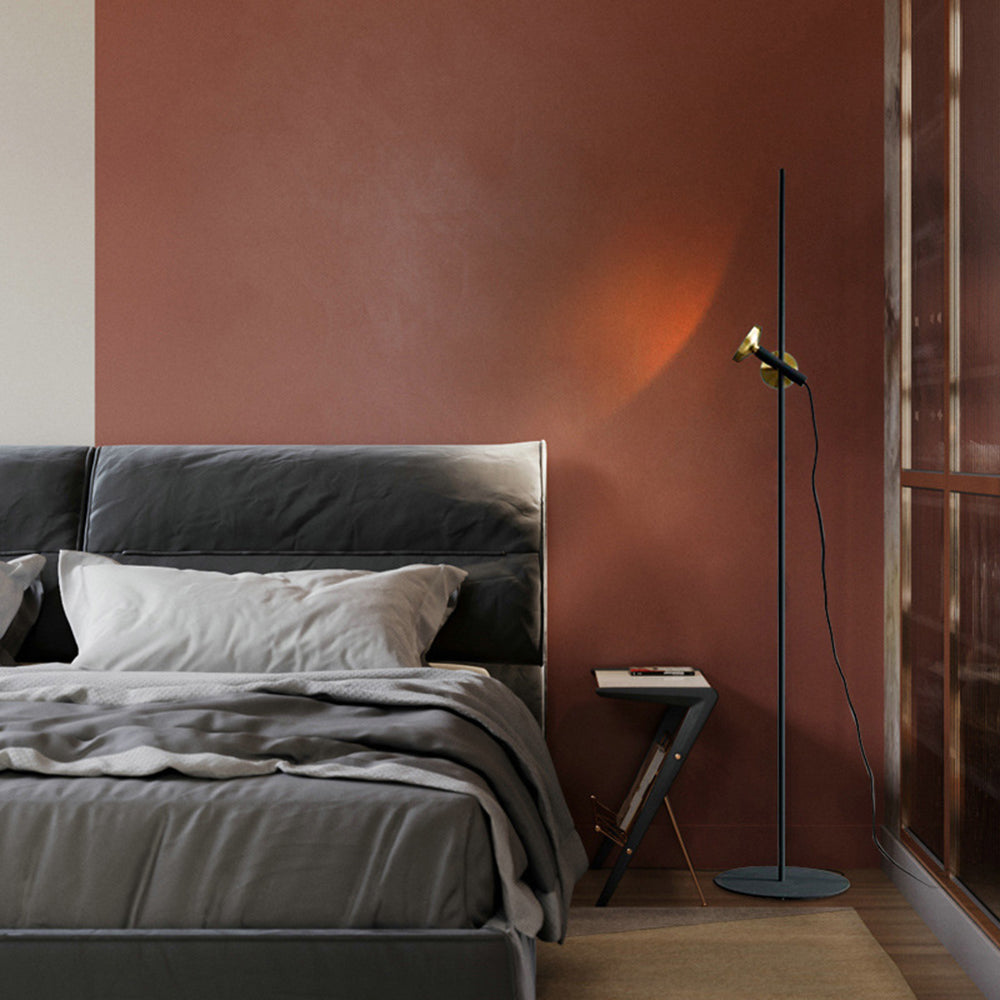 Mira Industrielle Design Lampadaire Moderne Métal Noir Salon/Chambre Intérieur - Neutralighting