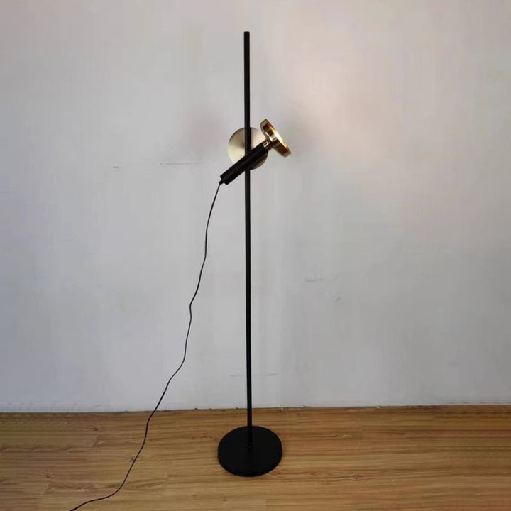 Mira Industrielle Design Lampadaire Moderne Métal Noir Salon/Chambre Intérieur - Neutralighting