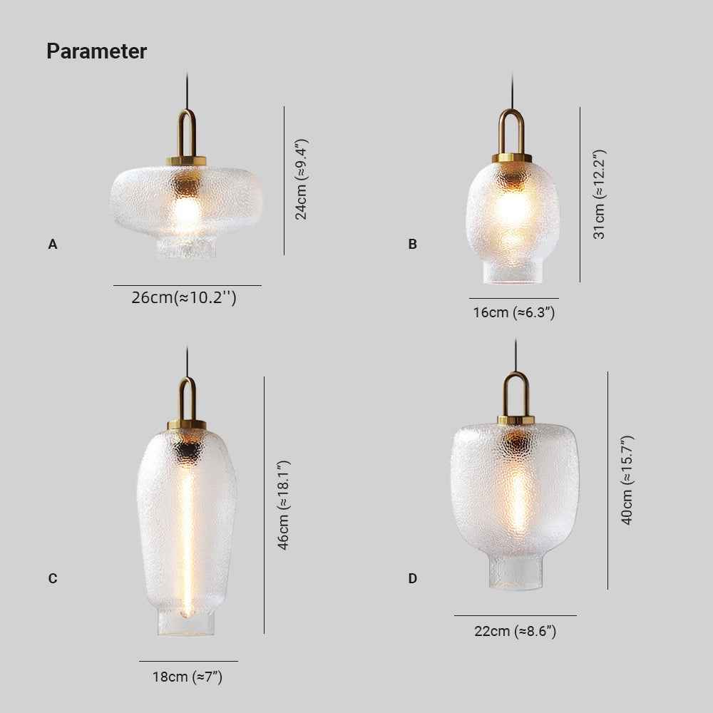 Valentina Design Luminaires Suspensions Métal Moderne LED Verre Or Salon/Chambre à Coucher - Neutralighting