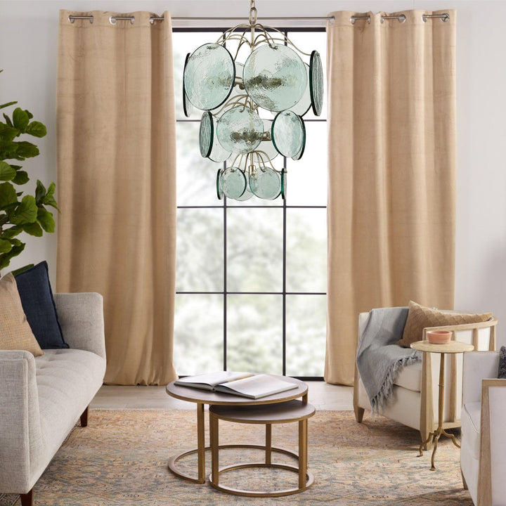 Aurora Chandelier en Verre Disc Moderne - Neutralighting