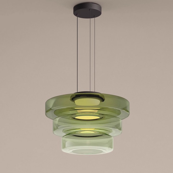 Jojo Suspension Verre Structure à Plusieurs Niveaux - Neutralighting