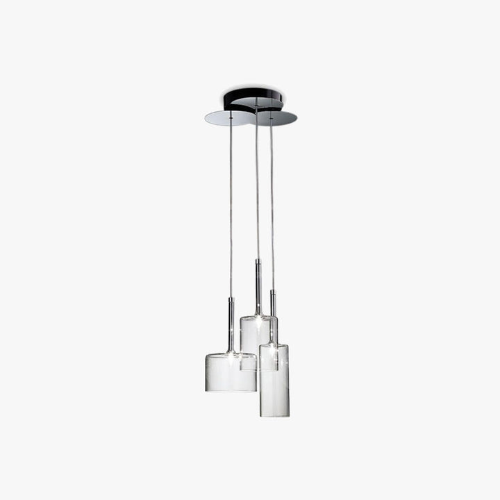 Kristy Design LED Suspension Clair Verre/Métal Chambre à coucher - Neutralighting