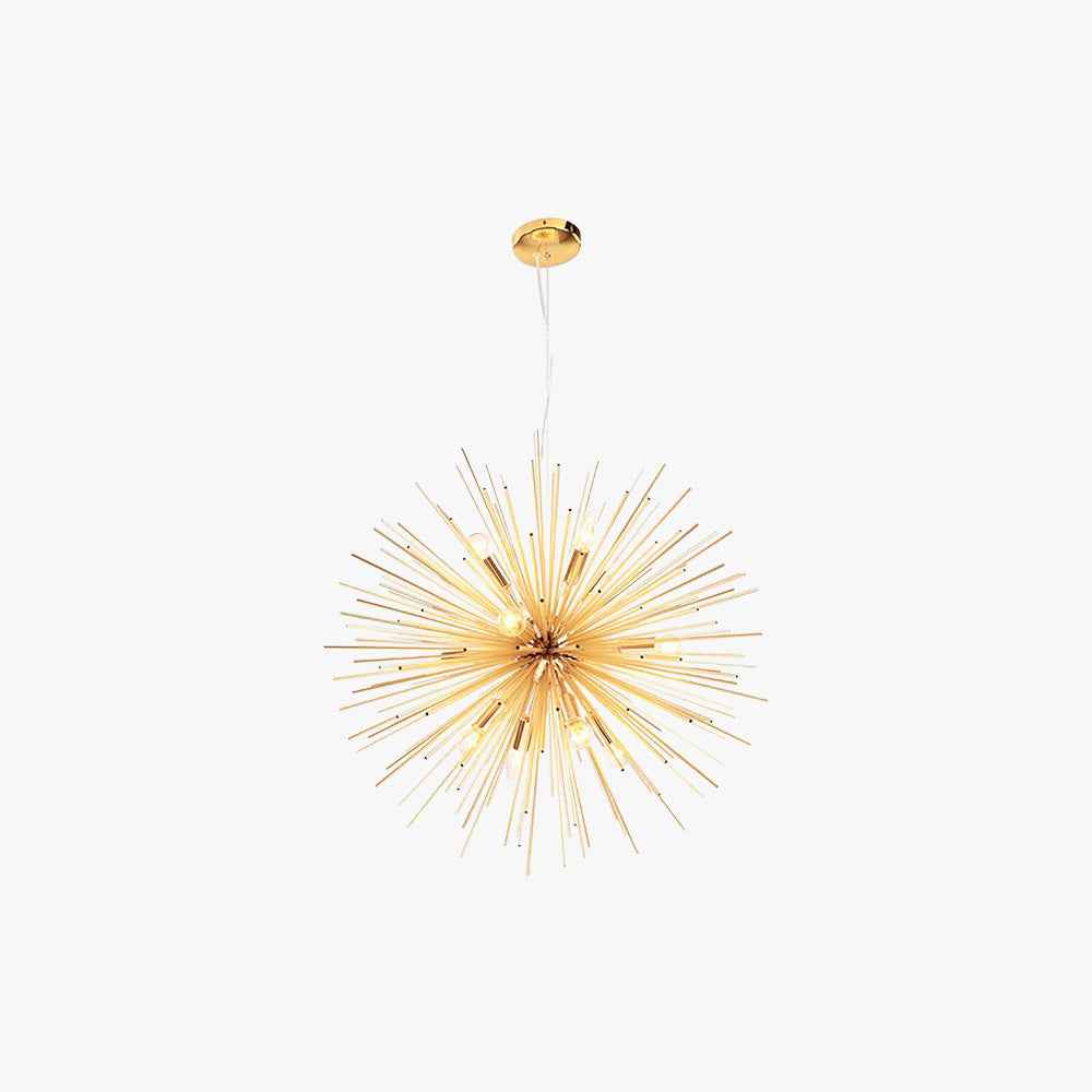 Valentina Design LED Suspension Or Métal Salle à manger Salon Chambre à coucher - Neutralighting