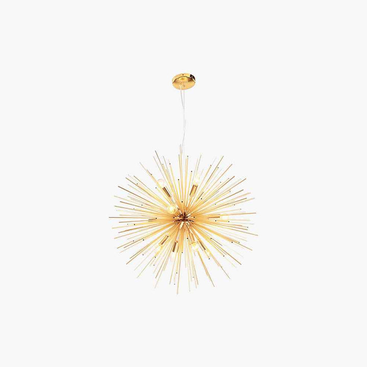 Valentina Design LED Suspension Or Métal Salle à manger Salon Chambre à coucher - Neutralighting