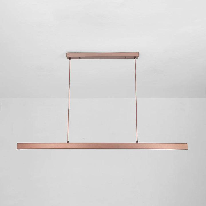 Thala Suspension Linéaire Moderne Noir/Marron Salon - Neutralighting