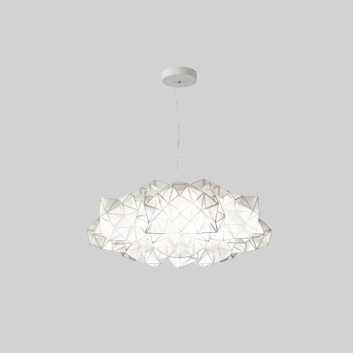 Arisha Suspension Irrégulier Géométrique, Metal/Acrylique, Blanc/Noir, Chambre - Neutralighting