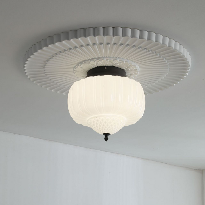 Arisha Plafonnier Moderne Métal Verre Chambre à Coucher - Neutralighting